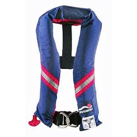 Click here to buy Stearns SoSpenders World Class Series Sailing Automatic Vest (Navy, Universal).