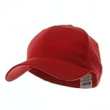 Youth Size 6 Panel Naturalfit Cap - Red W19S28F