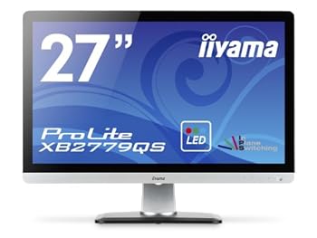 iiyama WQHD(2560x1440)モード対応 AH-IPSパネル搭載 WLEDバックライト27型ワイド液晶ディスプレイ XB2779QS-S1