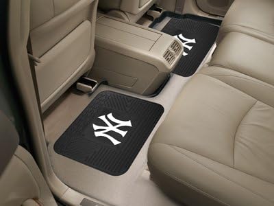 Team Fan Gear MLB - New York Yankees Backseat Utility Mats 2 Pack Size=14"x17"