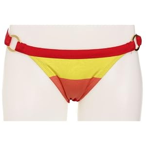 BCBGMAXAZRIA Ladies Coral Mist Multi Stripe Bikini Bottom