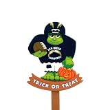 Pack of 2 NFL San Diego Chargers Frankenstein Halloween Wooden Lawn Stakes 30"