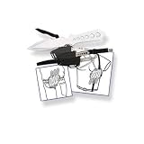 Shoulder Harness Throwing Knife Triple Set, Molded Nylon She