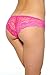 Soft Lace Bikini Panties-Black, Pink, Beige, Hot Pink-6 Pack, L