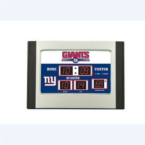 New York Giants NFL Scoreboard Desk Clock (6.5