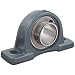 FYH UCP210 Pillow Block Mounted Bearing, 2 Bolt, 50mm Inside Diameter, Set screw Lock, Cast Iron, Metric