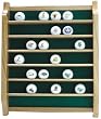 36 Ball Golf Ball Display, Oak