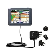 International Wall / AC Charger for the Garmin Nuvi 255 - Gomadic Brand w/ TipExchange Technology