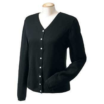 Set A Shopping Price Drop Alert For Devon & Jones Pink Ladies Everyday Cardigan Sweater. DP450W