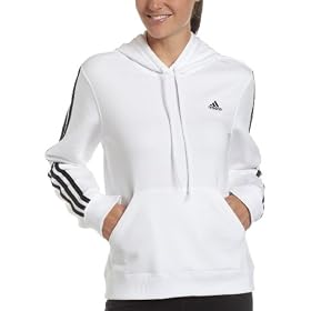adidas Women's 3-Stripes Fleece Hoodie