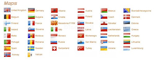 DISCOBALL® 7" Inch Touch Screen Car GPS Navigation SAT NAV UK EU Maps FM POI SpeedCam MP3 MP4 TF Card Supported Function 8GB 128MB in stock