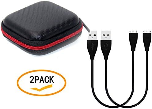 2Pcs Replacement USB Charger Charging Cable for Fitbit Charge HR