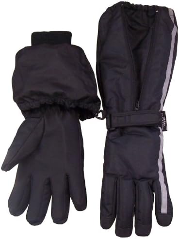 N'Ice Caps Boys Reflector Thinsulate and Waterproof Elbow Length Glove