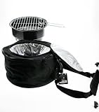 Eigenschaften Sagaform blackside / Picknick Grill, Gartengrill, Camping Grill, BBQ mit Kühltasche SCHWARZ!