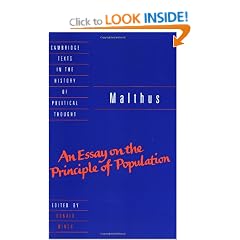 Malthus: 'An Essay on the Principle of Population' (Cambridge Texts in the History of Political Thought)