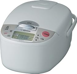 Zojirushi NP-KAC10 5-1/2-Cup Rice Cooker and Warmer with Induction Heating System