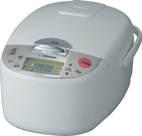 Zojirushi NP-KAC10 5-1/2-Cup Rice Cooker and Warmer with Induction Heating System