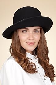 Pure Wool Wide Brim Cloche Hat