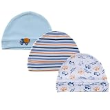 Construction Zone 3-Pack Infant Caps