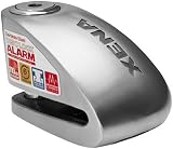 Xena XX-6 Motorcycle Disc Lock with Alarm - Stainless Steel