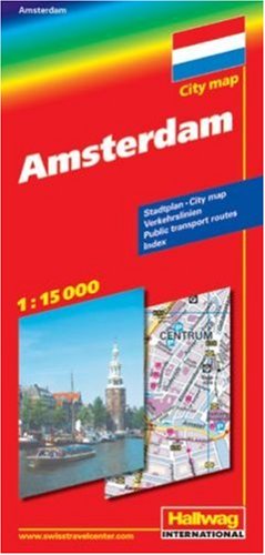 City map Amsterdam 1 : 15 000