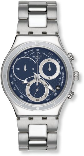 Swatch Herren-Armbanduhren Lifestyle Oblique End Blue YCS547G