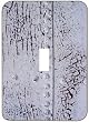 Light Switchplate Cover - Single Toggle - Metal-Designer Switch Plate: Texture - (SCSTX-034)
