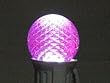 Pack of 12 LED G40 Purple Replacement Christmas Light Bulbs