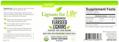 Flaxseed Lignans Organic 2 pak