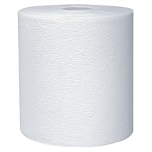 Kimberly-Clark Kleenex 50606 Hard Roll Towel, 600' Length x 8" Width, 1-3/4" Core Diameter, White (Case of 6)