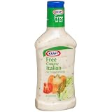 Kraft Free Creamy Italian Fat Free Dressing, 16-Ounce Plastic Bottles (Pack of 6)