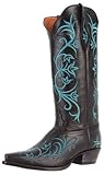 Tony Lama Women's 1016l Boot,Black Signature Calf,5 B US