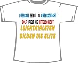 Leichtathleten bilden die Elite, T-Shirt weiß
