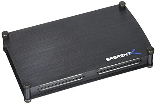 Sabrent ECS-STU35K USB 2.0 to 3.5-inch IDE/SATA or Serial ATA Aluminum Hard Drive Enclosure Case (BLACK)