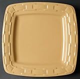 Longaberger Woven Traditions-Butternut (Yellow) Square Dinner Plate, Fine China Dinnerware Longaberger Woven Traditions-Butternut (Yellow) Square Dinner Plate, Fine China Dinnerware