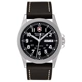 Swiss Army Mens Infantry Mechanical Self-winding Leather Watch #24695 by Victorinox Swiss Army