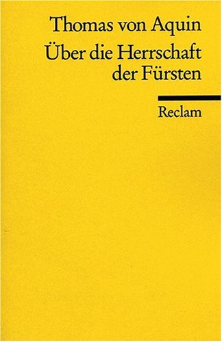 �ber die Herrschaft der F�rsten