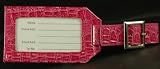 Kristine Accessories Pink Fuschia Luggage Bag Tag Travel Suitcase