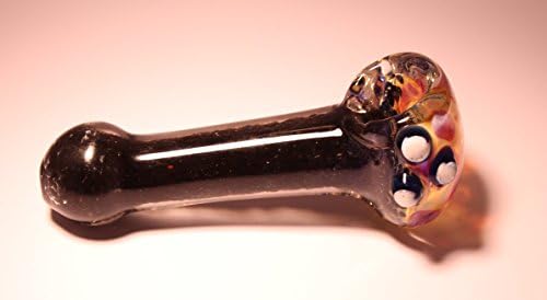 4.5" Galaxy Glass on Glass Spoon Pipe