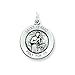Sterling Silver Antiqued Saint Gerard Medal