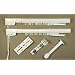 A&F Rod Decor - Double Traverse Curtain Rods 48-84 inch, One way - Cord Left