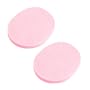 2 Pcs Cosmetic Oval Pink Sponge Facial Washing Cleansing Pads