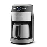 KitchenAid 12-Cup Thermal Carafe Coffee Maker, Countour Silver