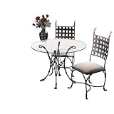 KALCO F300BA VINE DINING TABLE, TABLE GLASS INCLUDED by Kalco