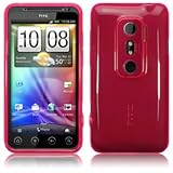 HTC EVO 3D GEL CASE - HOT PINK