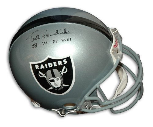 Ted Hendricks Autographed Oakland Raiders Proline Helmet Inscribed 