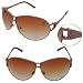 Baby Phat 1029 Brown Aviator Sunglasses