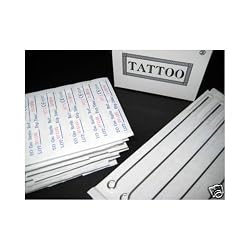 20 COUNTS OF ASSORTED PRE-STERILIZED TATTOO NEEDLES WITH (20) COUNTS OF MATCHING DISP TIPS (BUYER MAY ALSO CHOOSE ASSORTED SIZES)