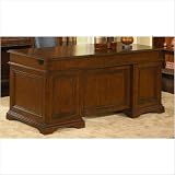 Wynwood 1373-34 Shelby County Executive Desk in Peppered Oak