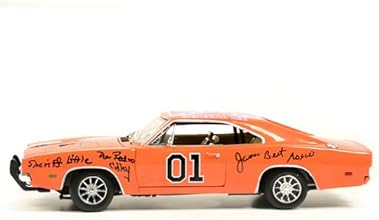 The Dukes of Hazzard Cast Autographed General Lee Die-Cast Car 1:18 Scale